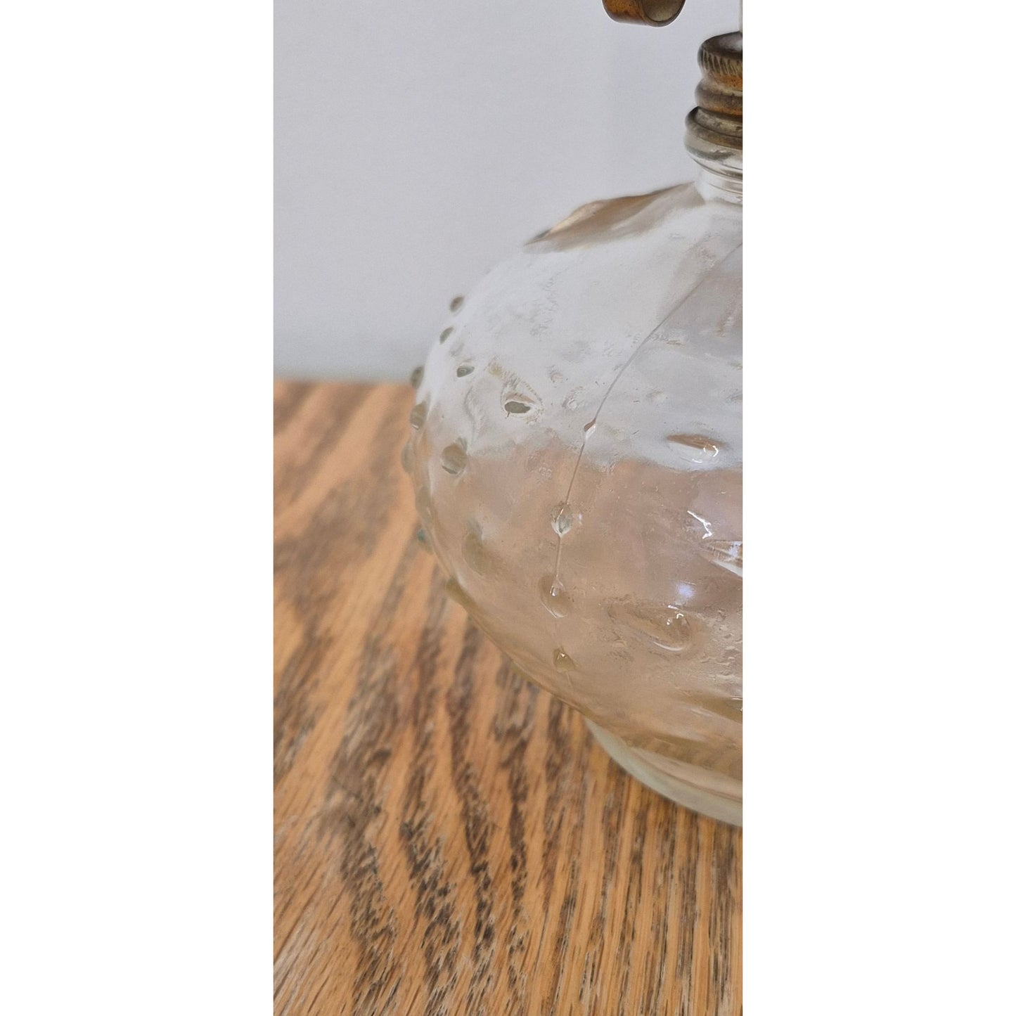 Vintage Hobnail Glass Oil Lamp Lamplight Farms