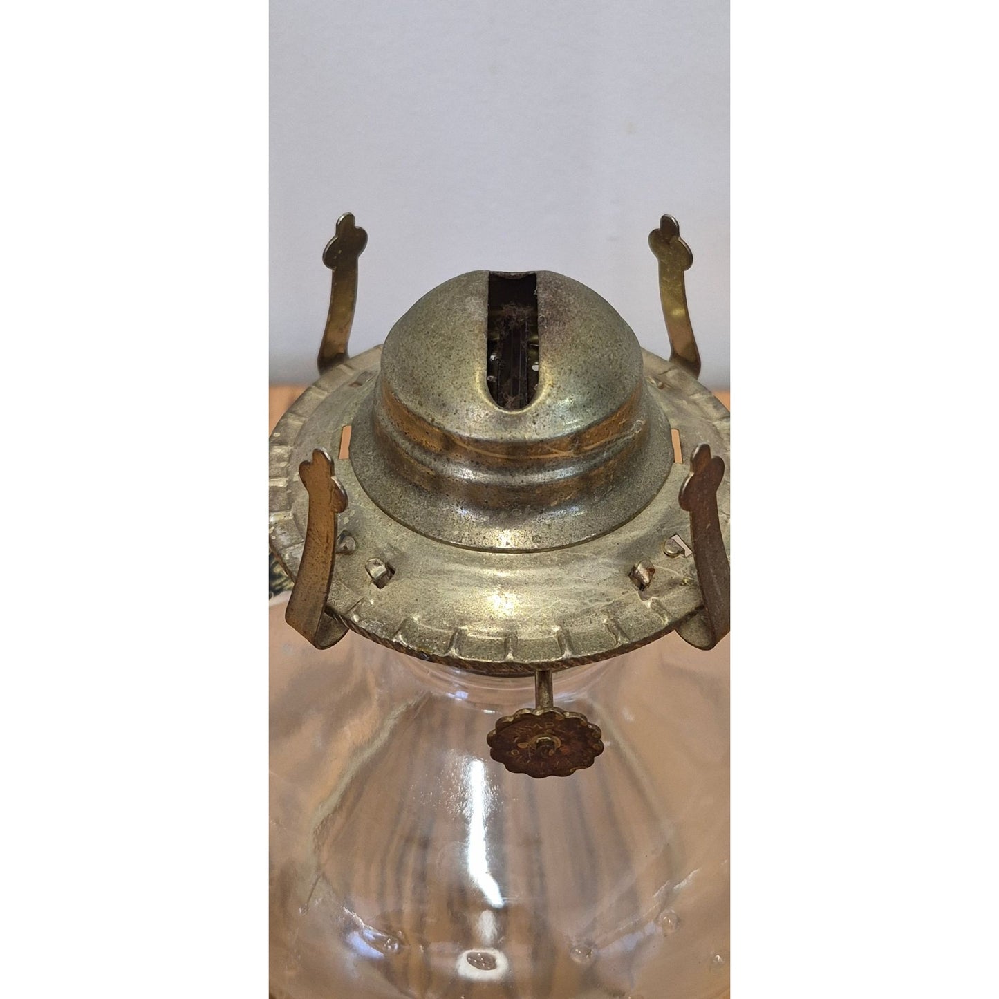 Vintage Hobnail Glass Oil Lamp Lamplight Farms