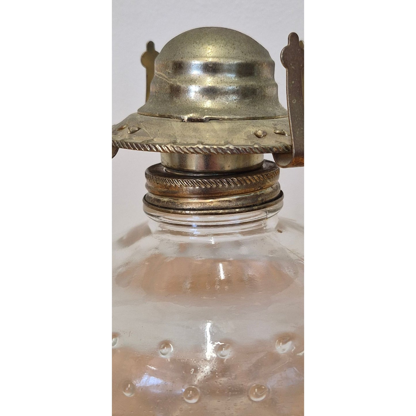 Vintage Hobnail Glass Oil Lamp Lamplight Farms