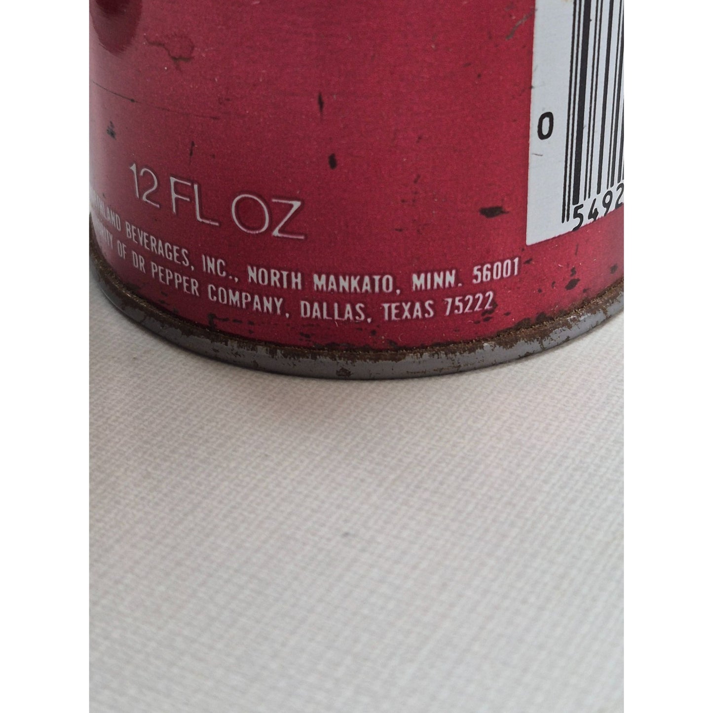 Vintage Dr Pepper 12 Fl Oz Steel Can