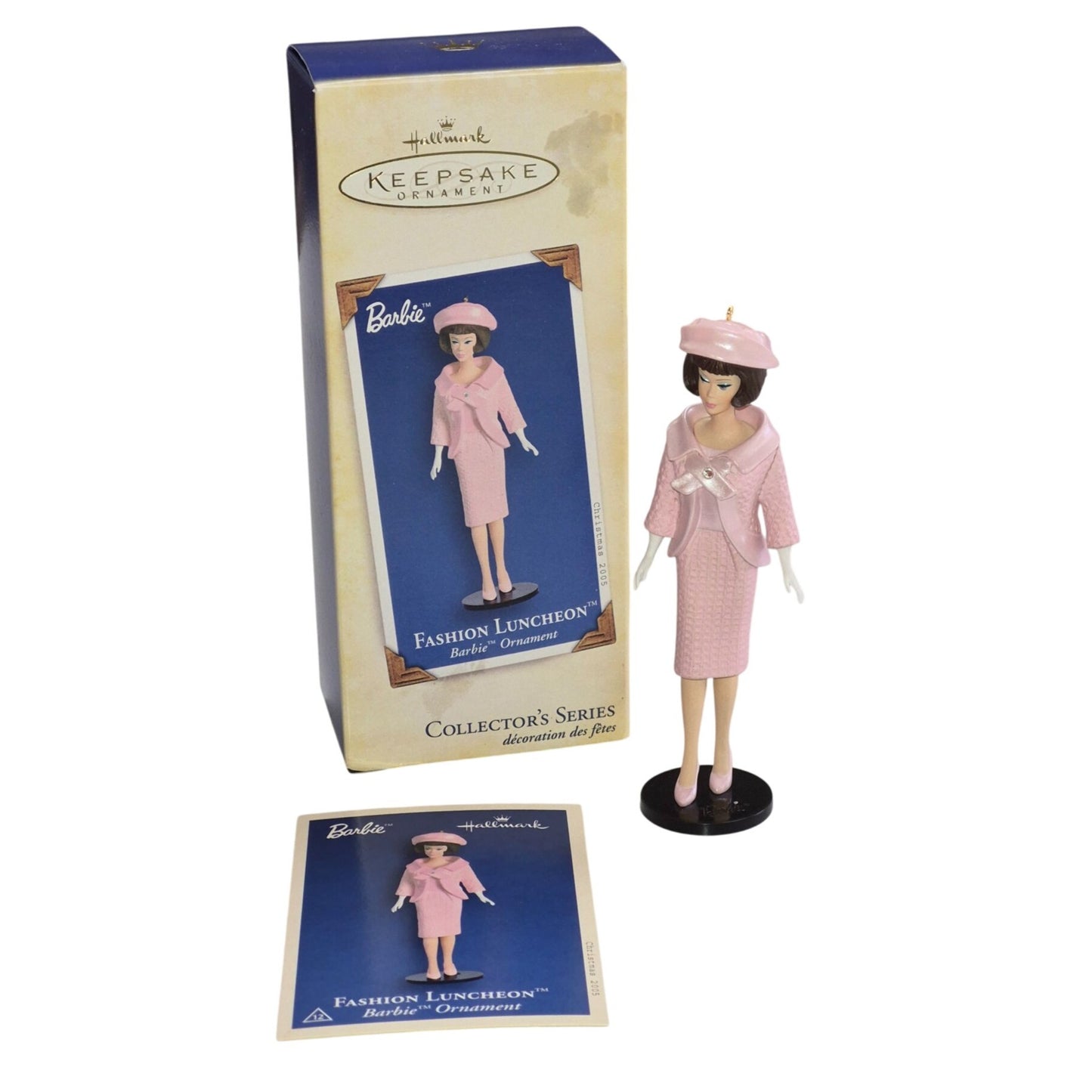 Hallmark Keepsake Ornament Fashion Luncheon Barbie Collectible 2005 Edition