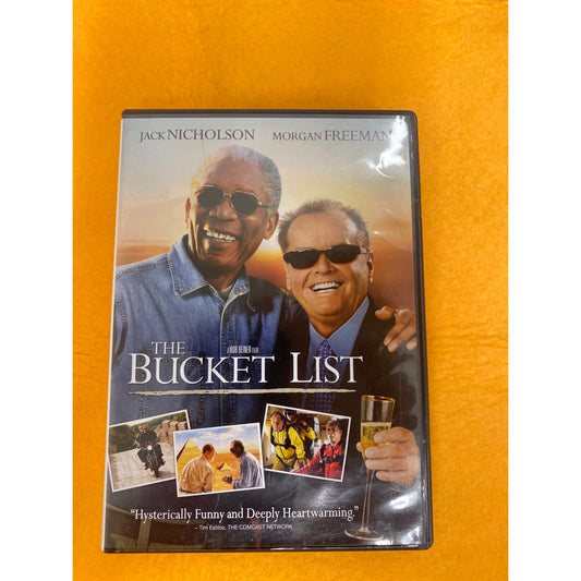 The Bucket List DVD Movie With Jack Nicholson & Morgan Freeman