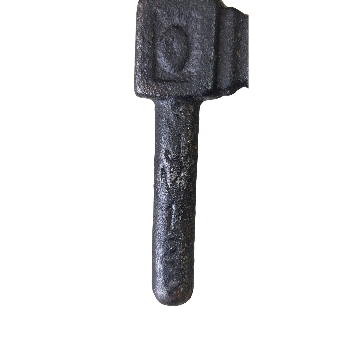 Antique Cast Iron Oil Lamp Holder Swing Arm