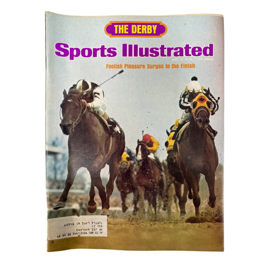Vintage May 12 1975 Sports Illustrated Magazine Featuring The Derby & Marlboro Ad