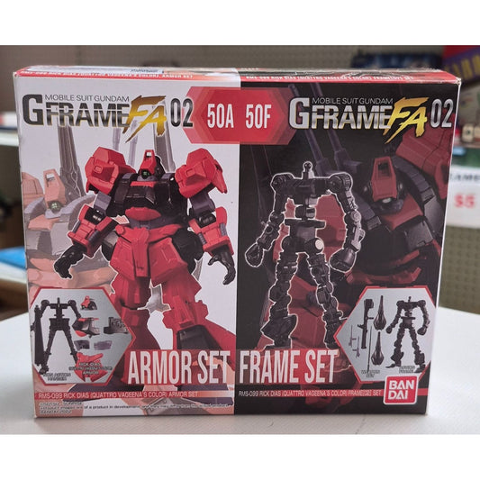 Bandai Mobile Suit Gundam G Frame FA 02 50A/50F Set