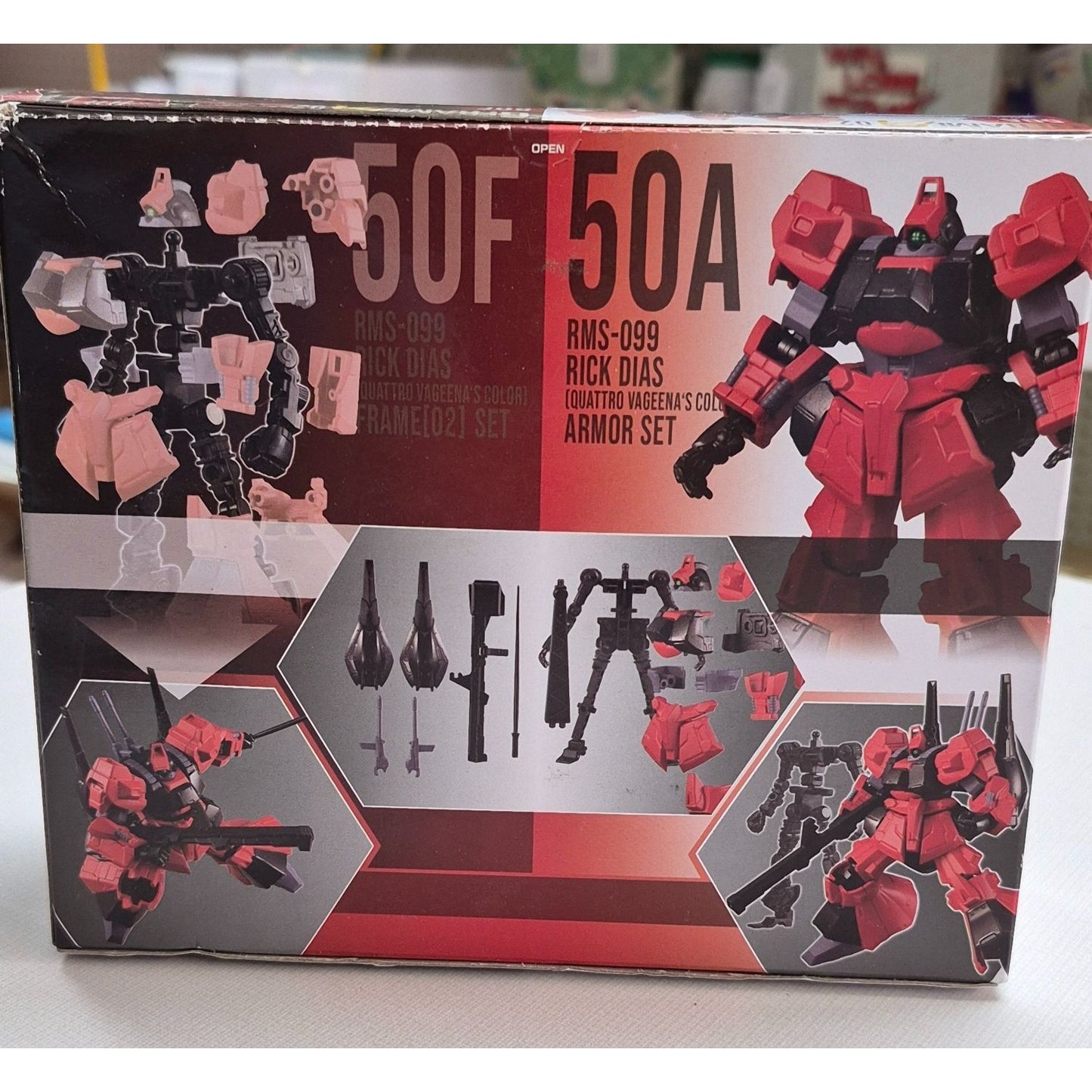 Bandai Mobile Suit Gundam G Frame FA 02 50A/50F Set