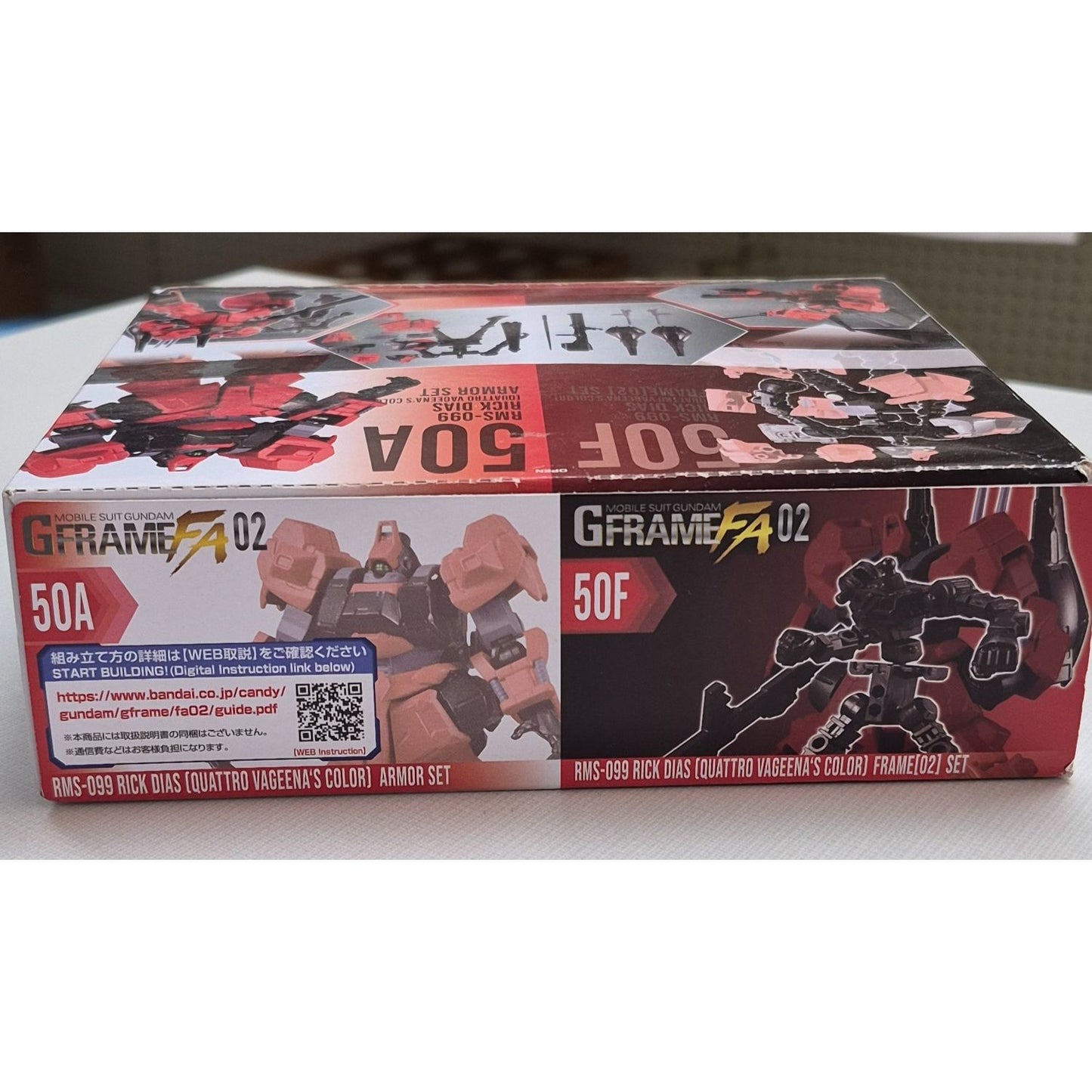 Bandai Mobile Suit Gundam G Frame FA 02 50A/50F Set