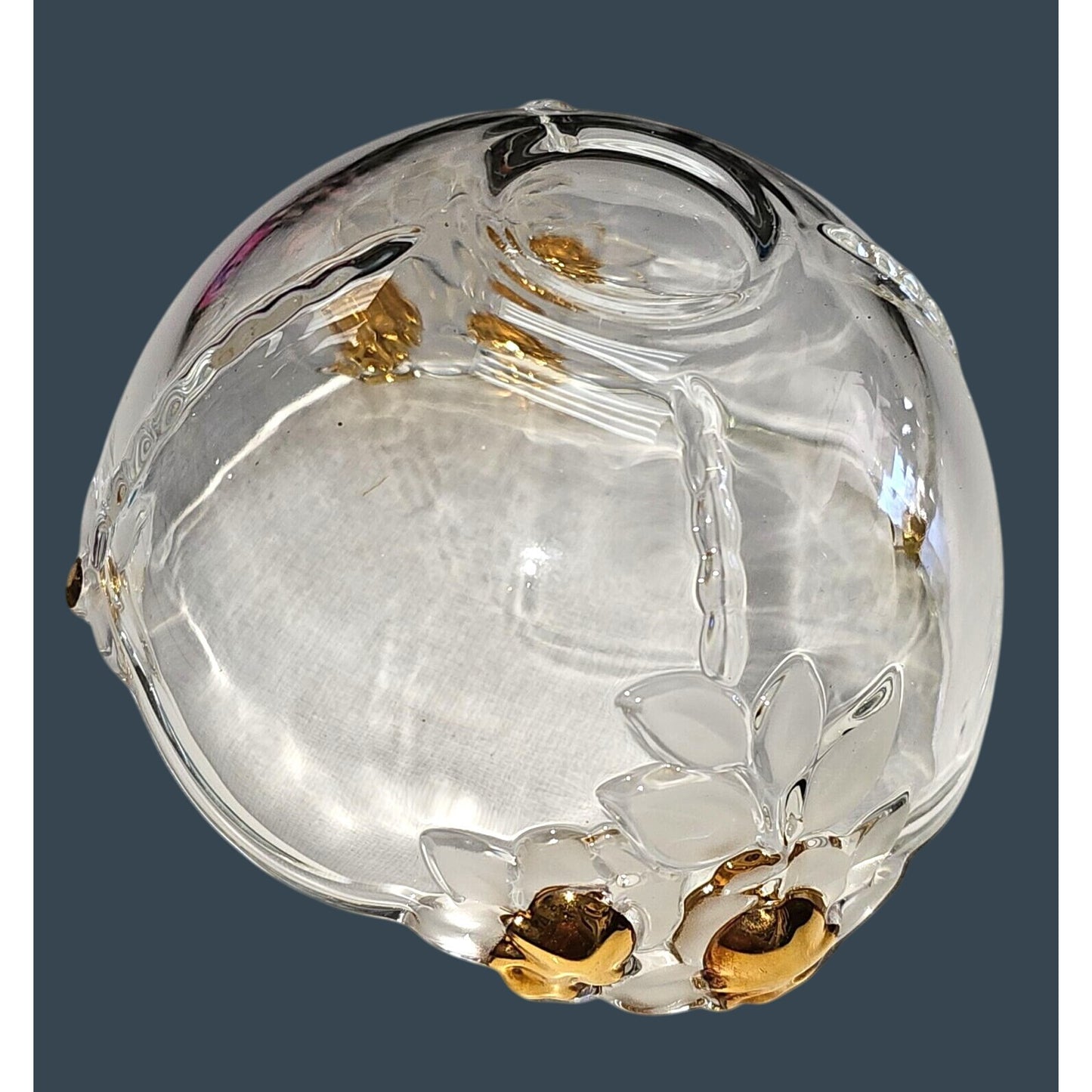 Mikasa Clear Glass Decorative 6"