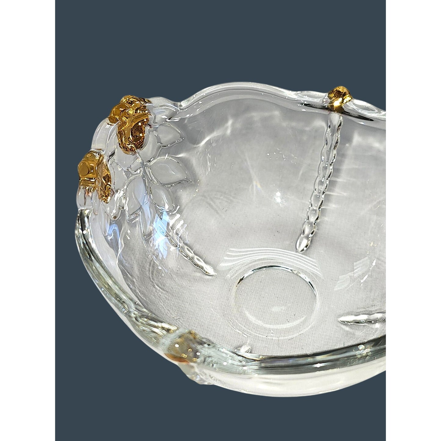 Mikasa Clear Glass Decorative 6"