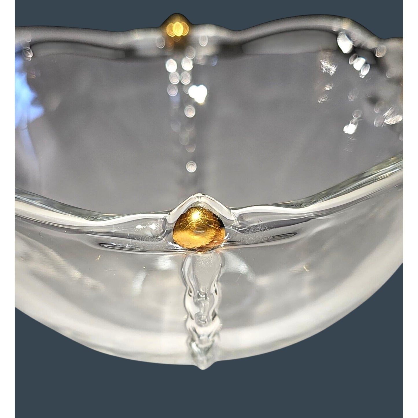 Mikasa Clear Glass Decorative 6"