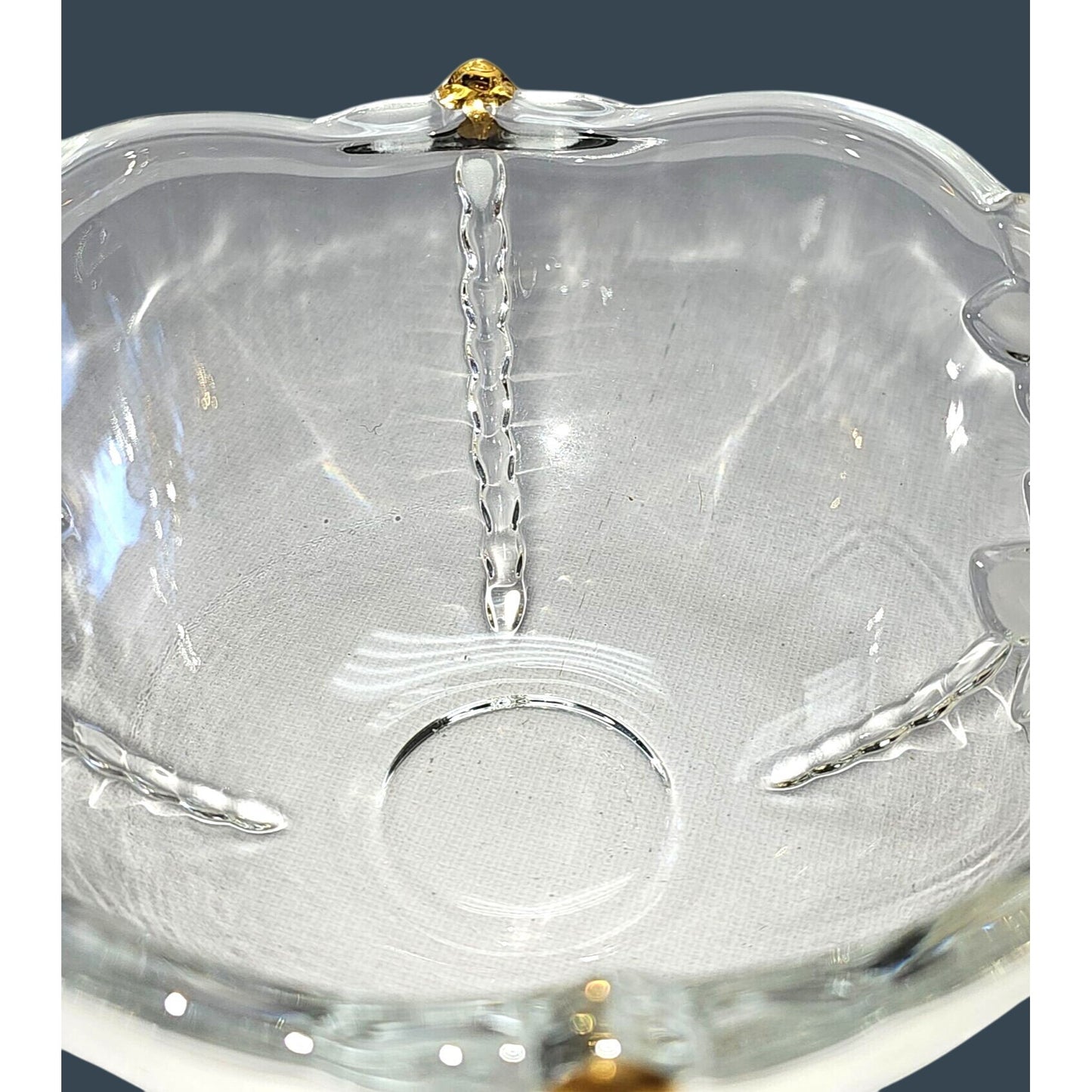 Mikasa Clear Glass Decorative 6"