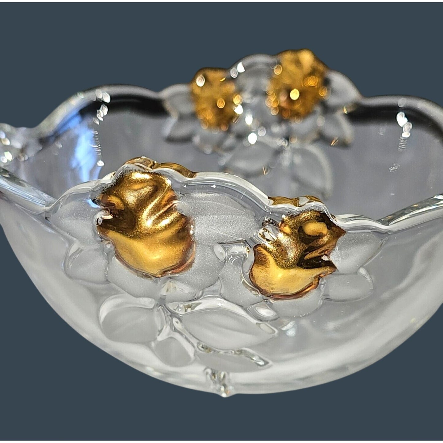 Mikasa Clear Glass Decorative 6"