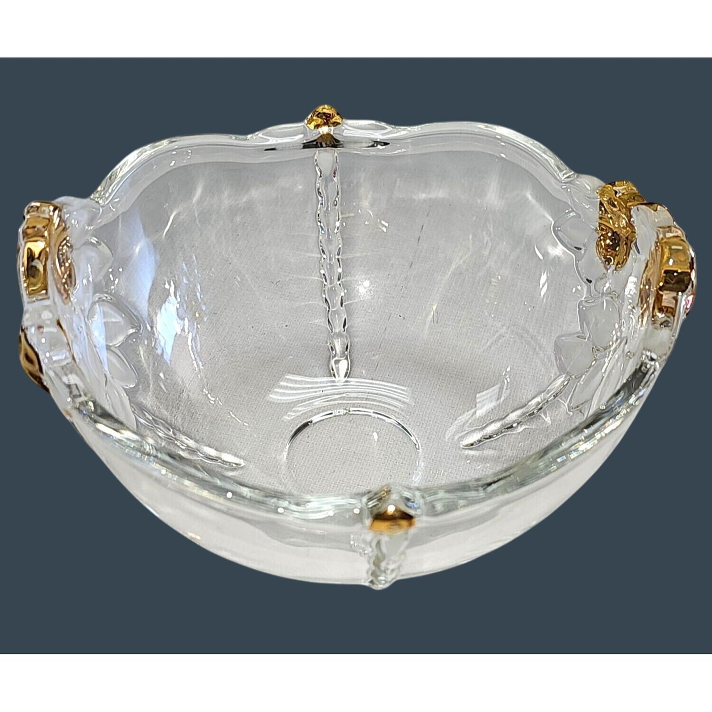 Mikasa Clear Glass Decorative 6"