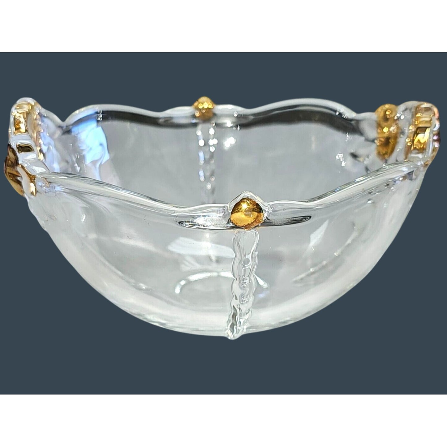 Mikasa Clear Glass Decorative 6"