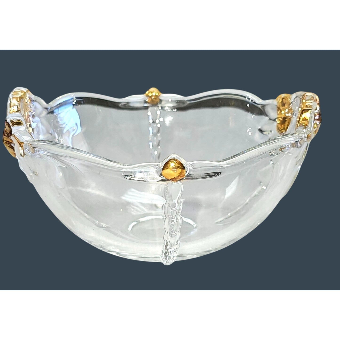 Mikasa Clear Glass Decorative 6"