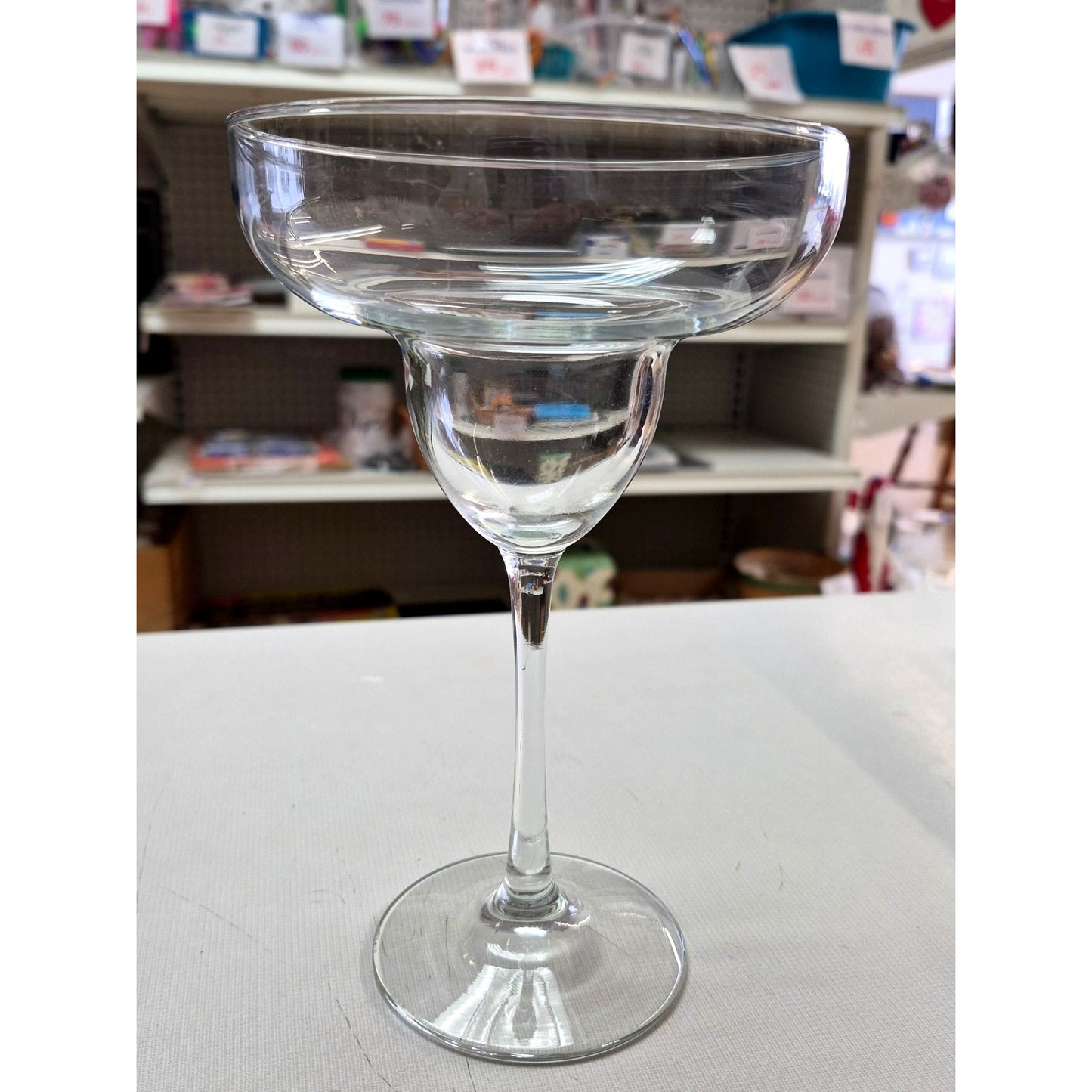 Clear Margarita Glasses Stemware Cocktail Glass 8 Oz Capacity Set 6