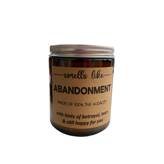 Smells Like Abandonment Lavender Candle