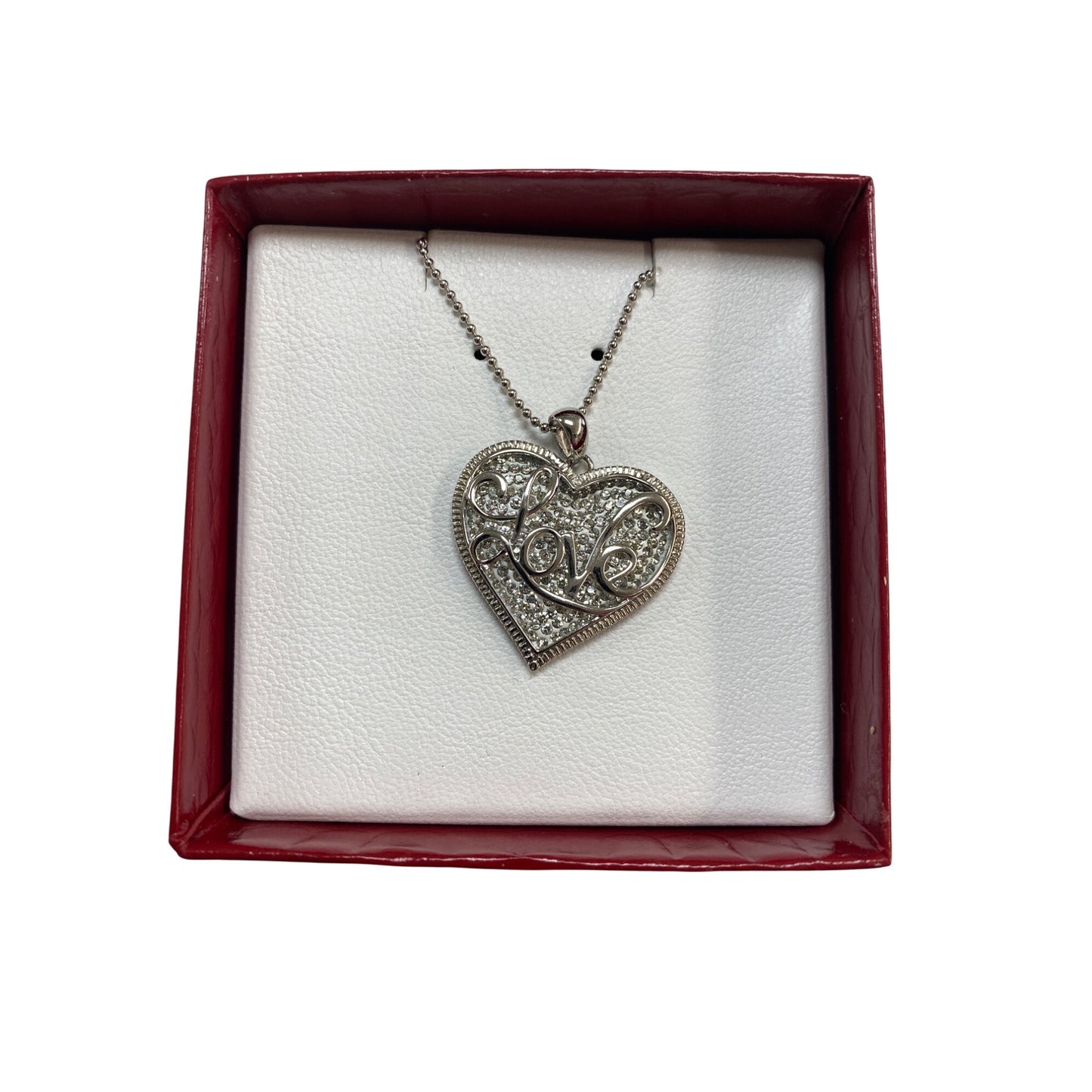 Sterling Silver Heart Pendant Necklace