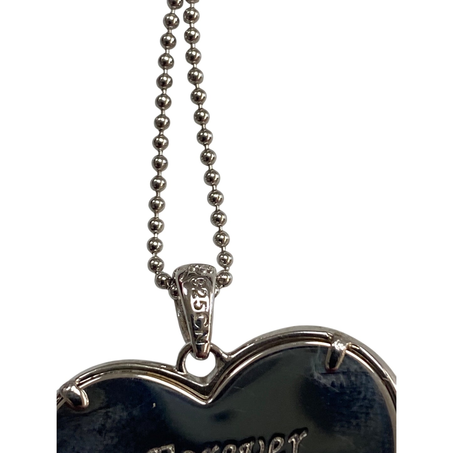 Sterling Silver Heart Pendant Necklace