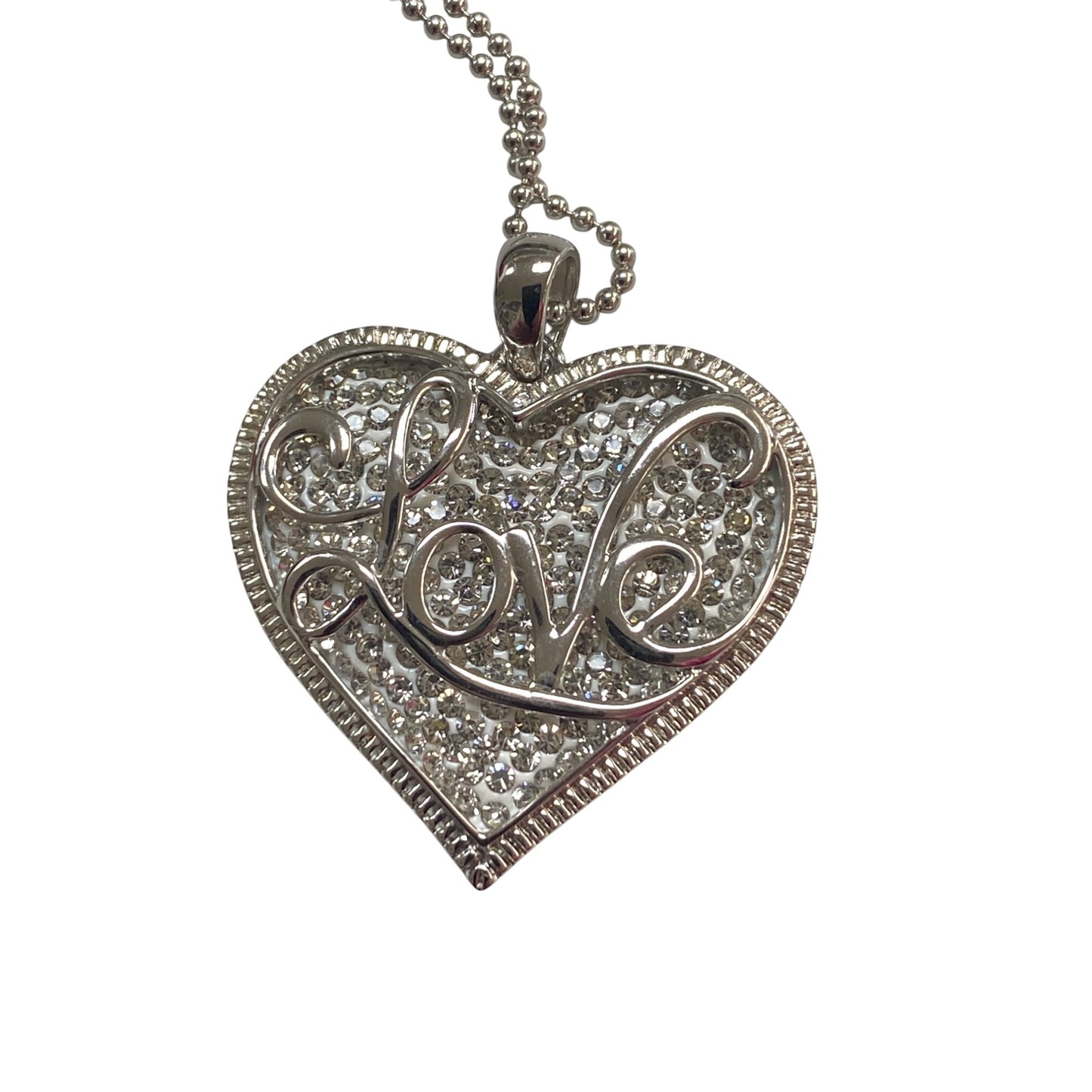 Sterling Silver Heart Pendant Necklace