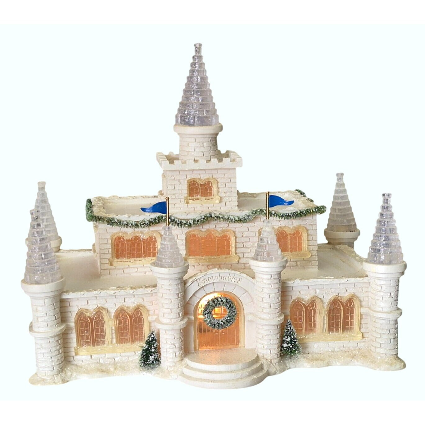 Department 56 Frosty Frolic Snowbabies Lighted Castle Christmas Village Decoration