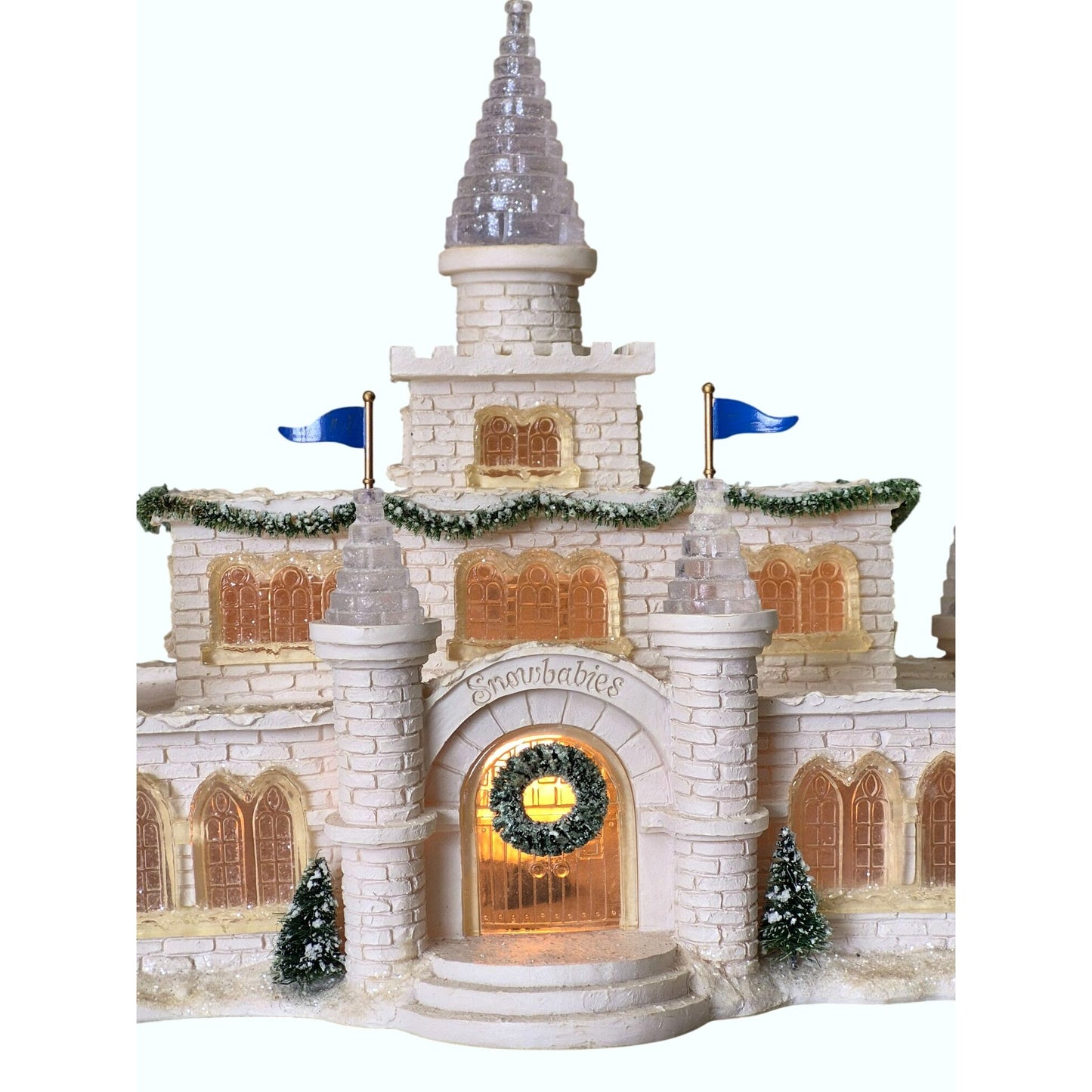 Department 56 Frosty Frolic Snowbabies Lighted Castle Christmas Village Decoration