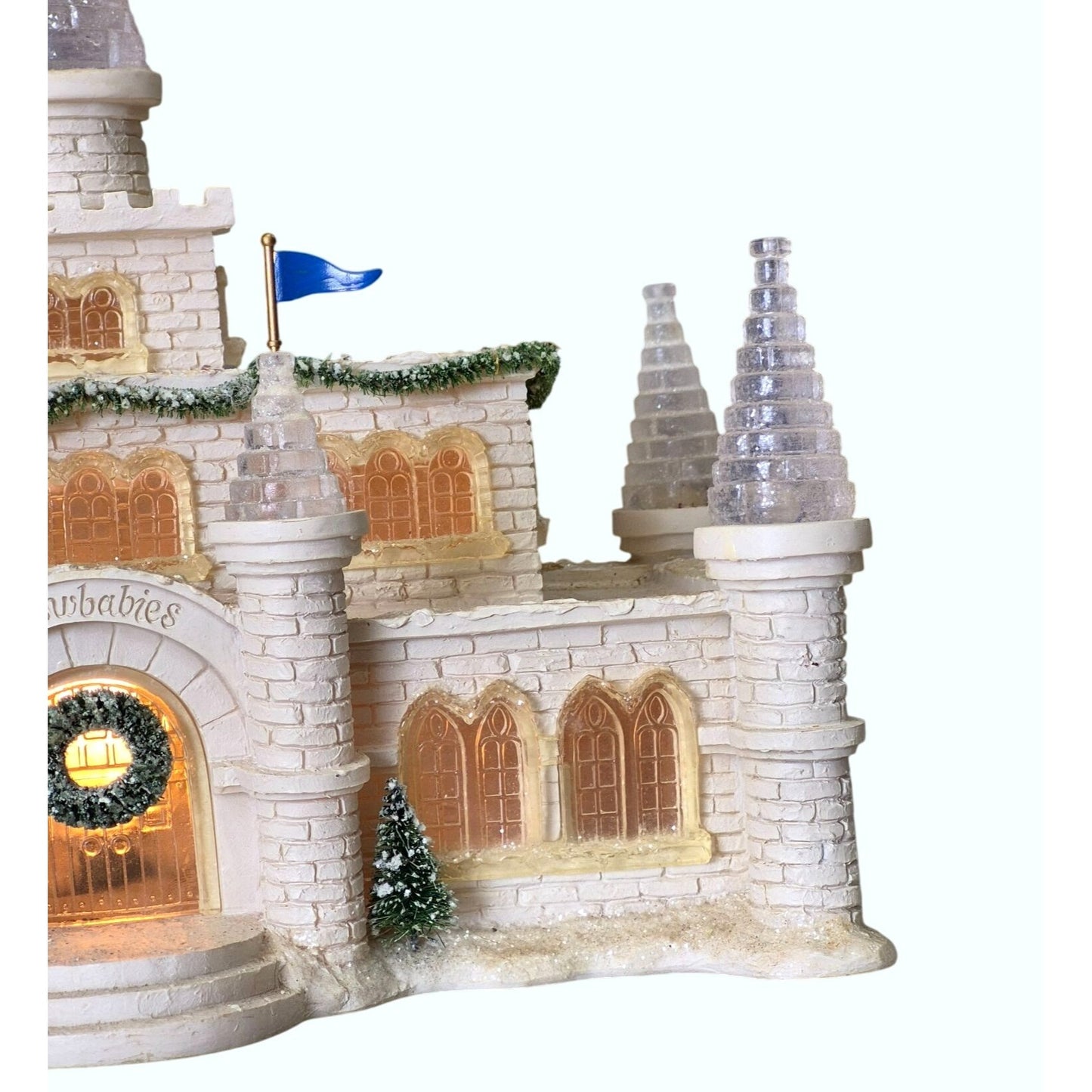 Department 56 Frosty Frolic Snowbabies Lighted Castle Christmas Village Decoration