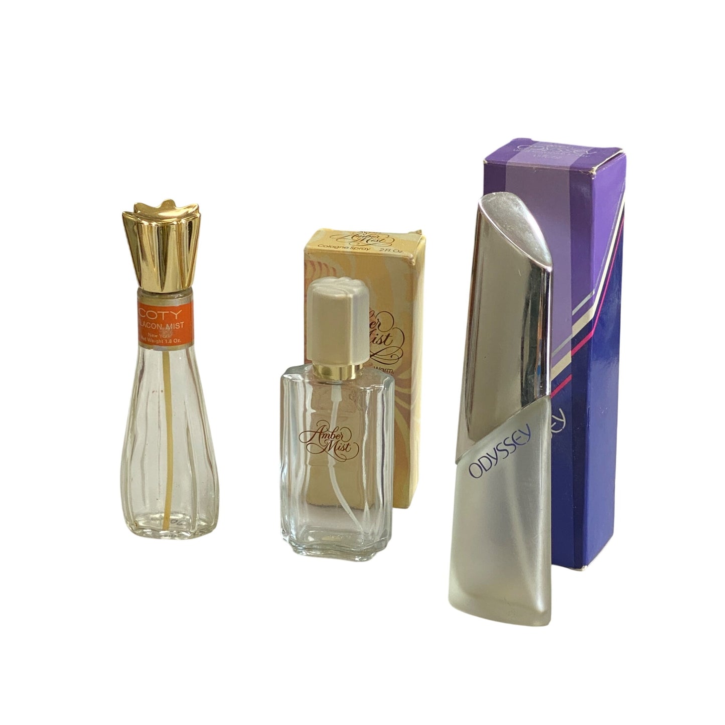 Vintage Avon Empty Bottles Lot 3