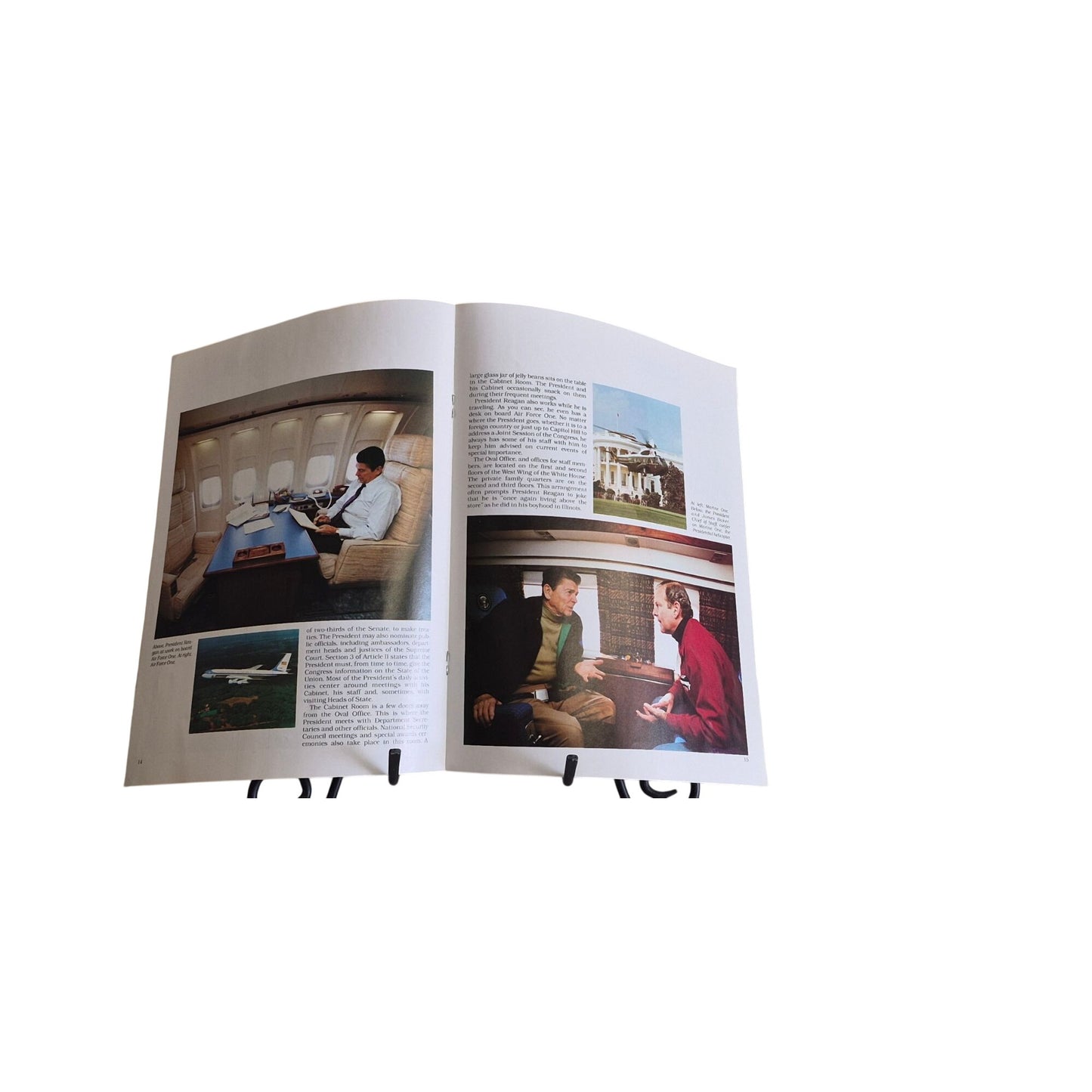 Welcome To the White House Booklet Ronald Reagan Historic Guide 1980s