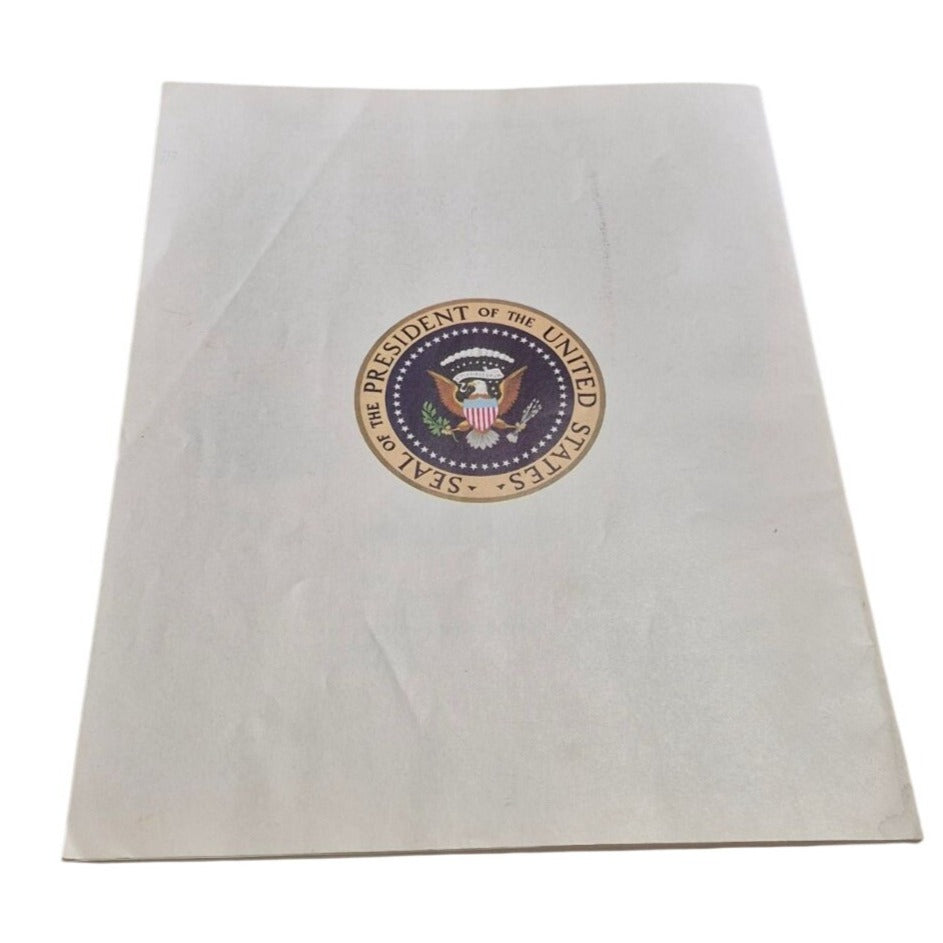 Welcome To the White House Booklet Ronald Reagan Historic Guide 1980s