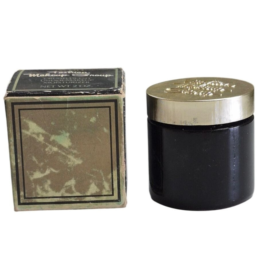 Avon Vintage Black Jar Box 2 oz EMPTY