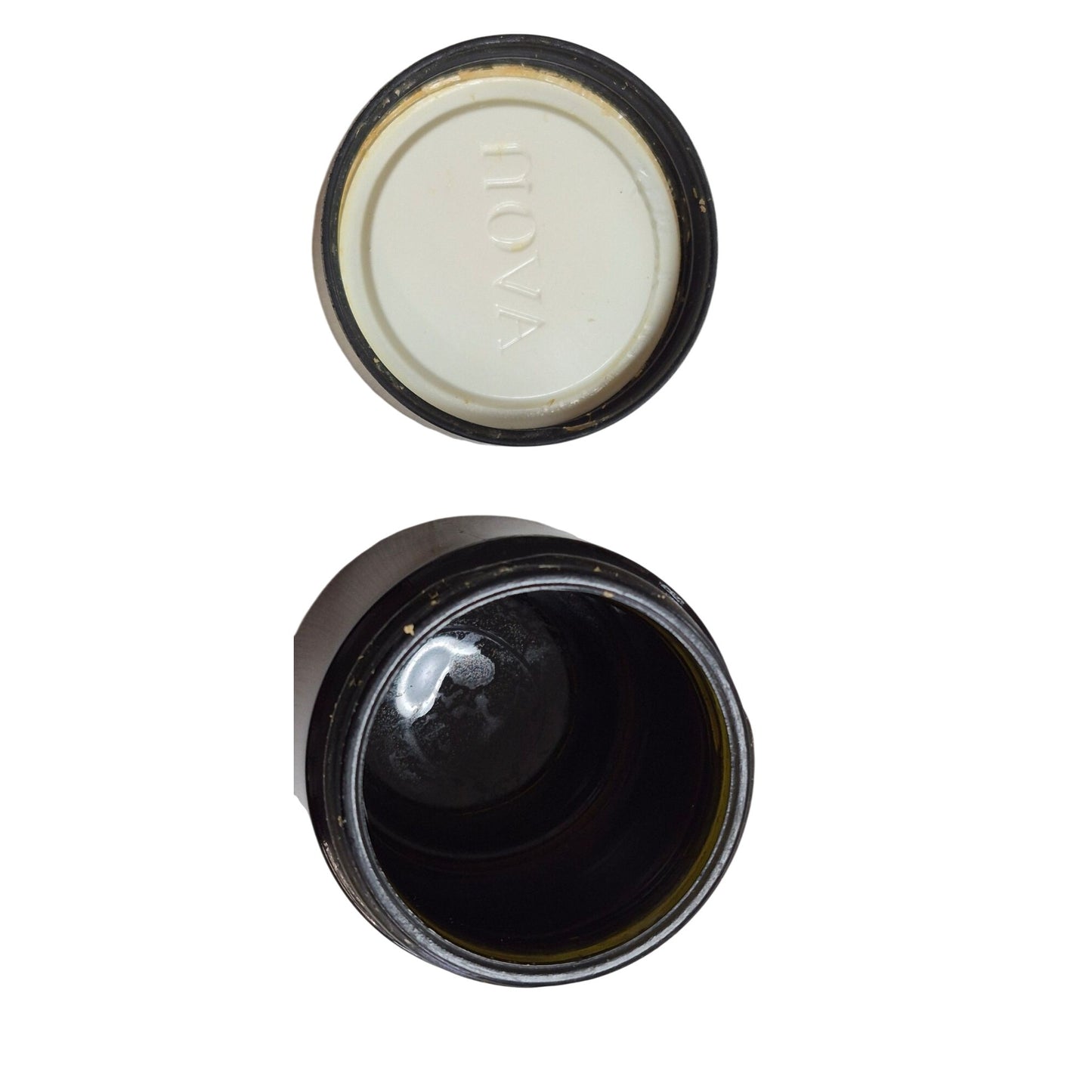 Avon Vintage Black Jar Box 2 oz EMPTY