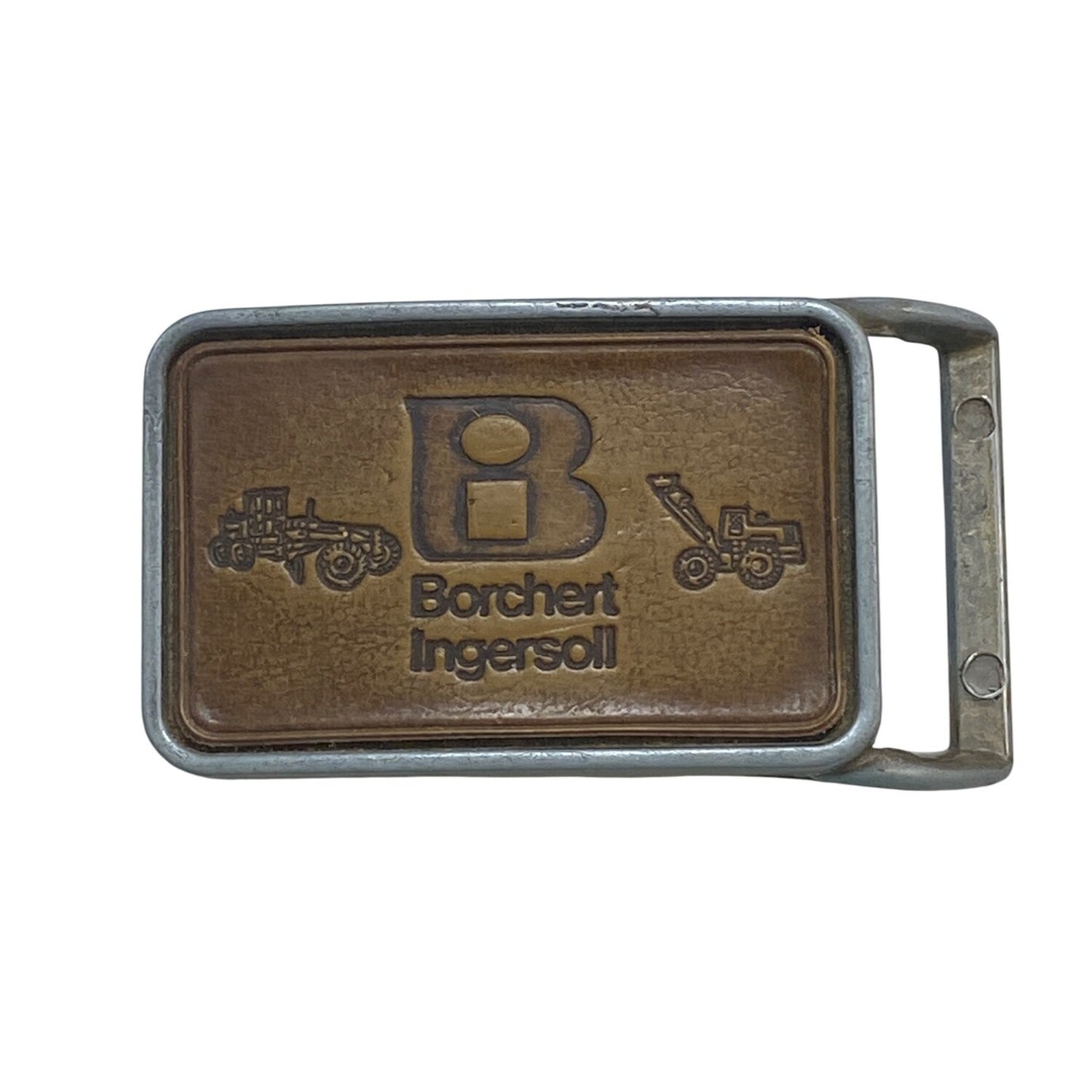 Vintage Borchert Ingersoll Belt Buckle Rectangular Design