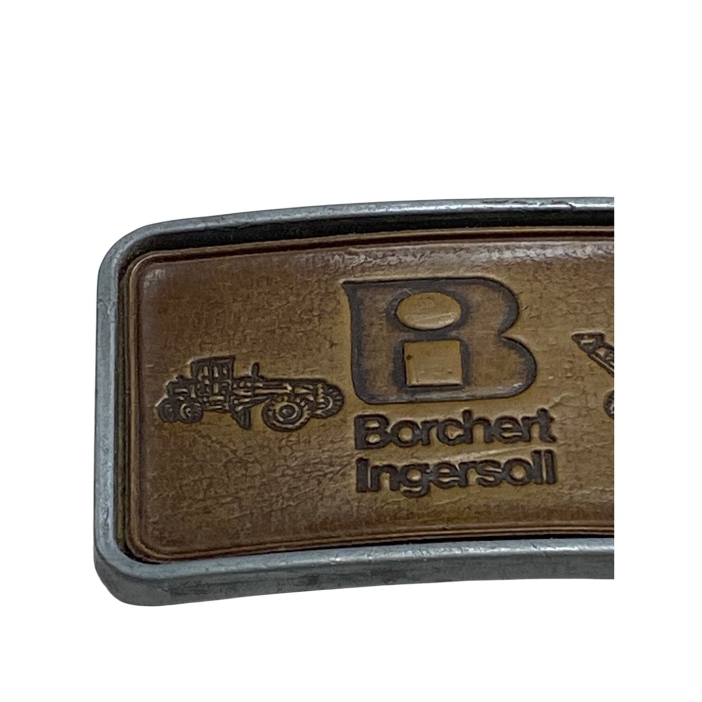 Vintage Borchert Ingersoll Belt Buckle Rectangular Design