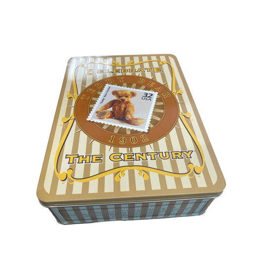 Celebrate Teddy Bear 1902 Collectible Tin Box