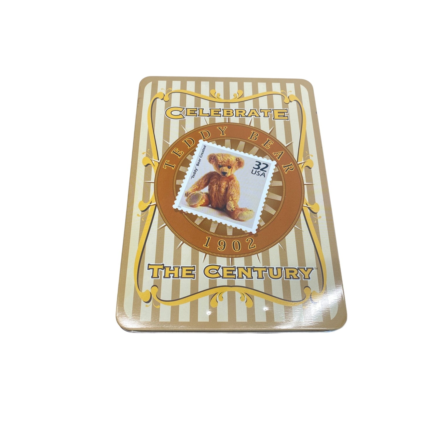 Celebrate Teddy Bear 1902 Collectible Tin Box