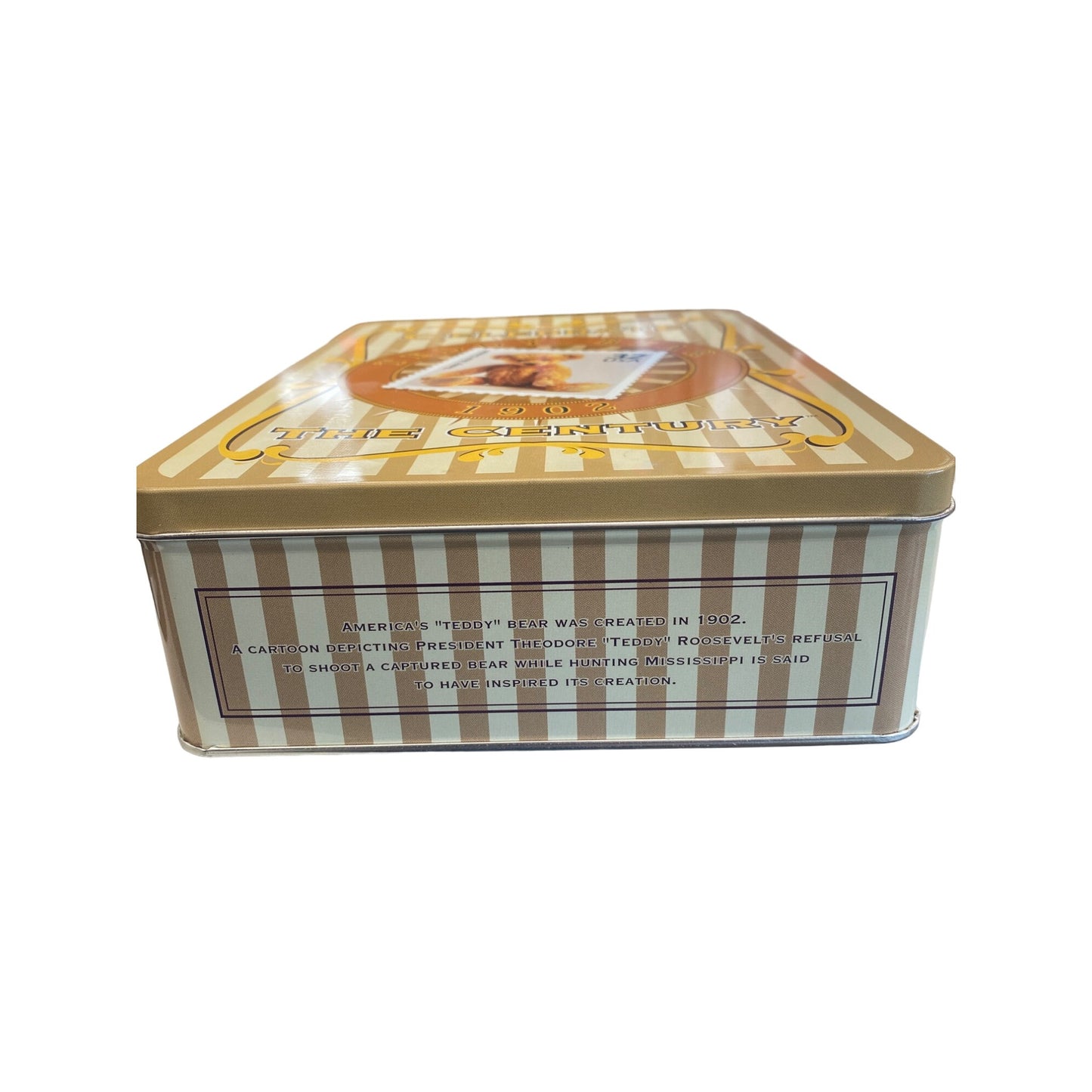 Celebrate Teddy Bear 1902 Collectible Tin Box