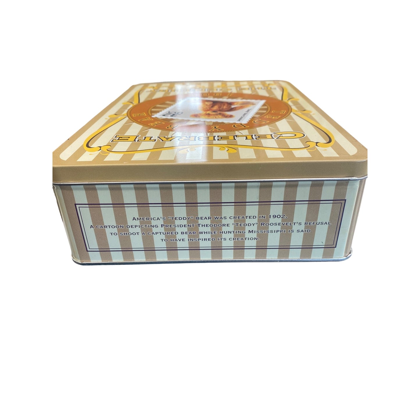 Celebrate Teddy Bear 1902 Collectible Tin Box
