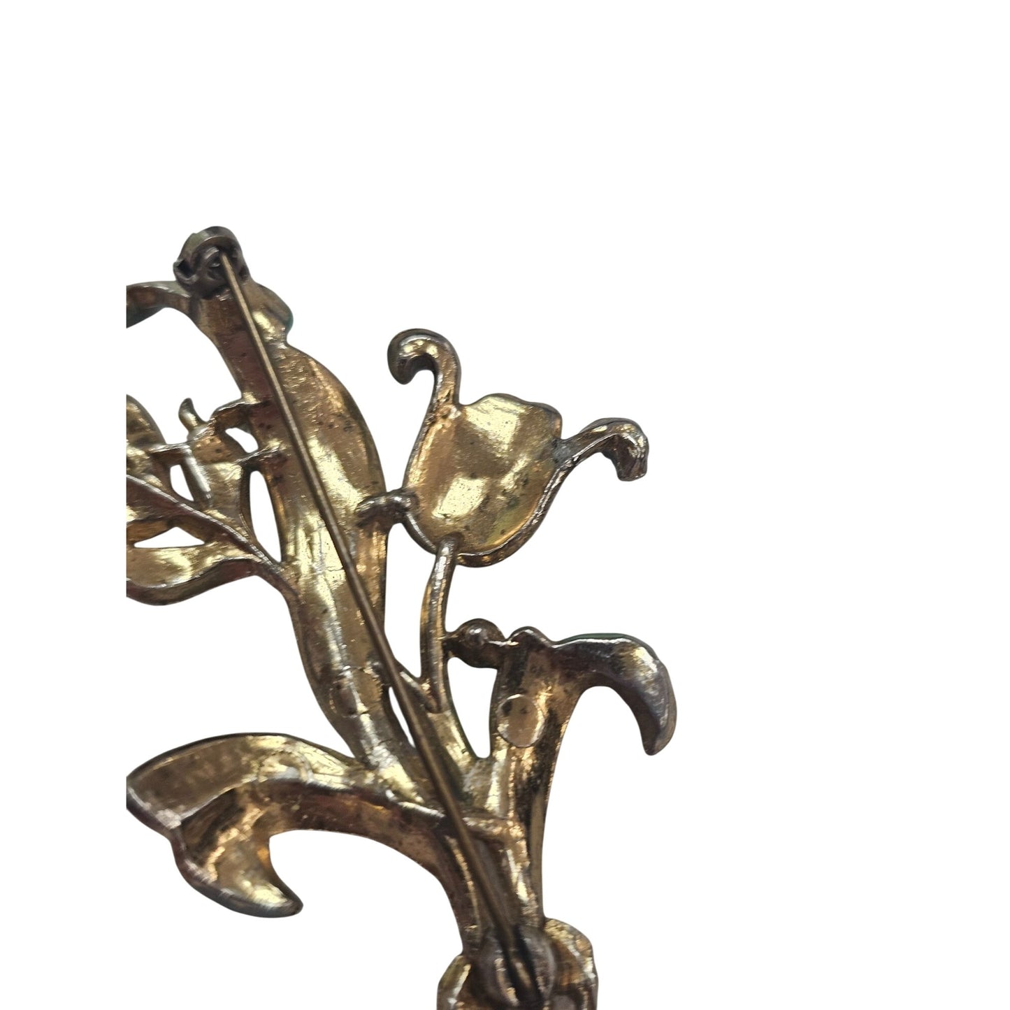 Vintage Enamel Tulip Brooch