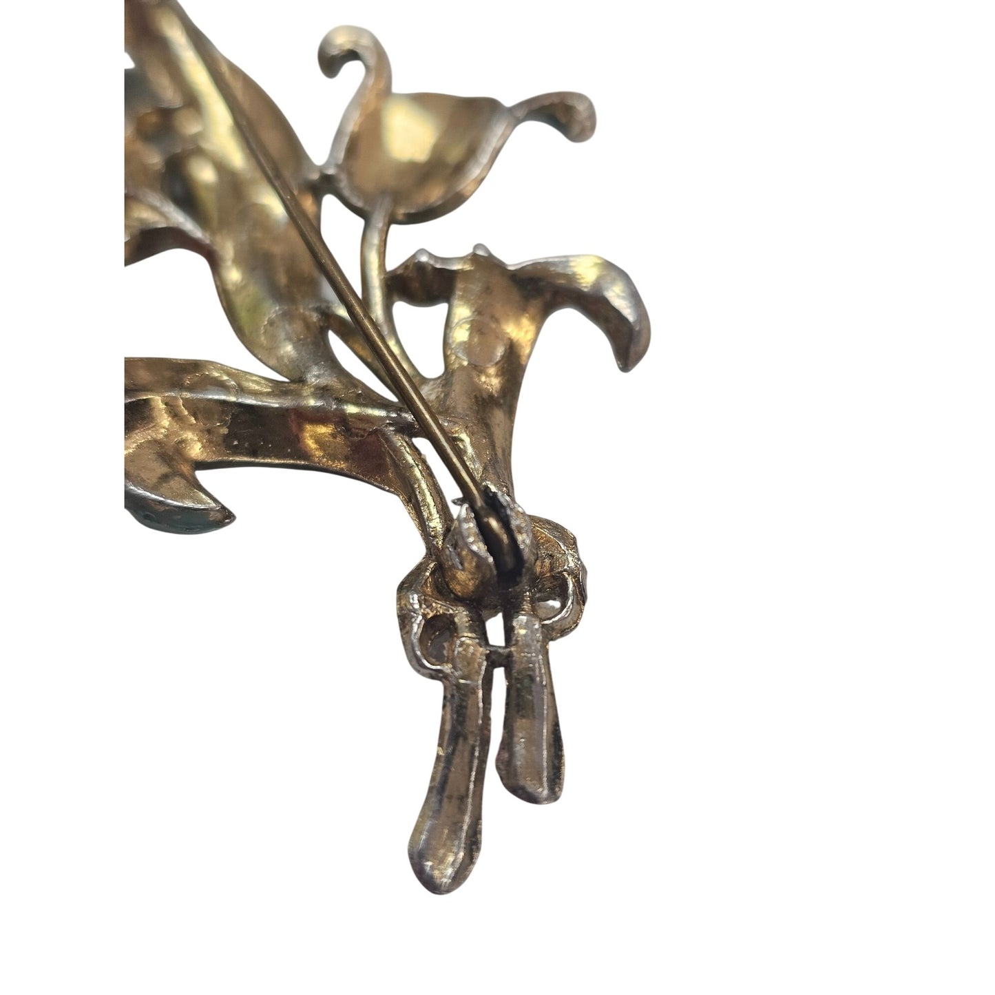 Vintage Enamel Tulip Brooch