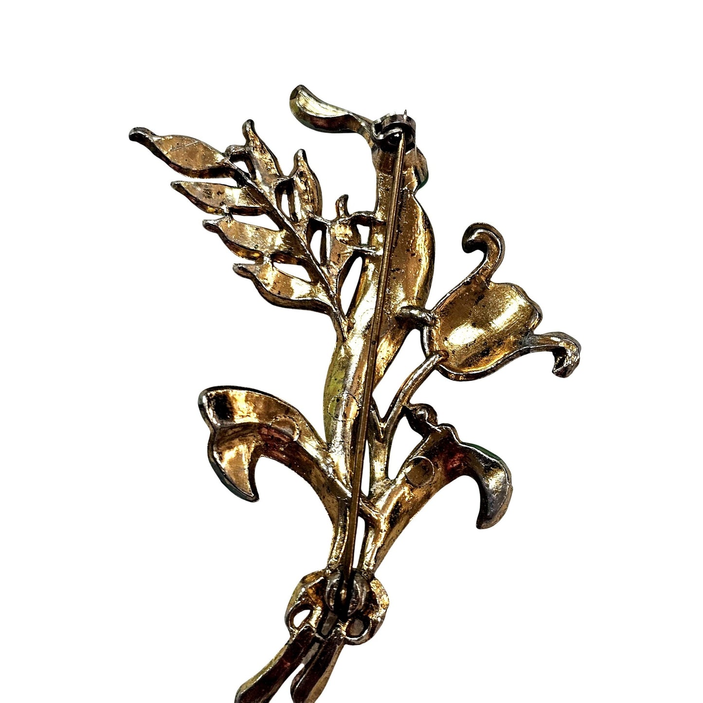 Vintage Enamel Tulip Brooch
