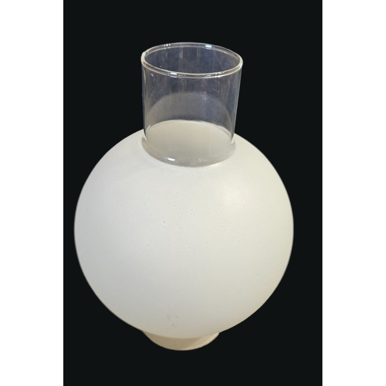 Frosted Glass Ball Lamp Globe Lantern Light Cover Clear Neck White