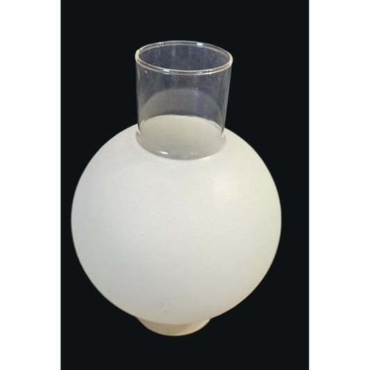 Frosted Glass Ball Lamp Globe Lantern Light Cover Clear Neck White