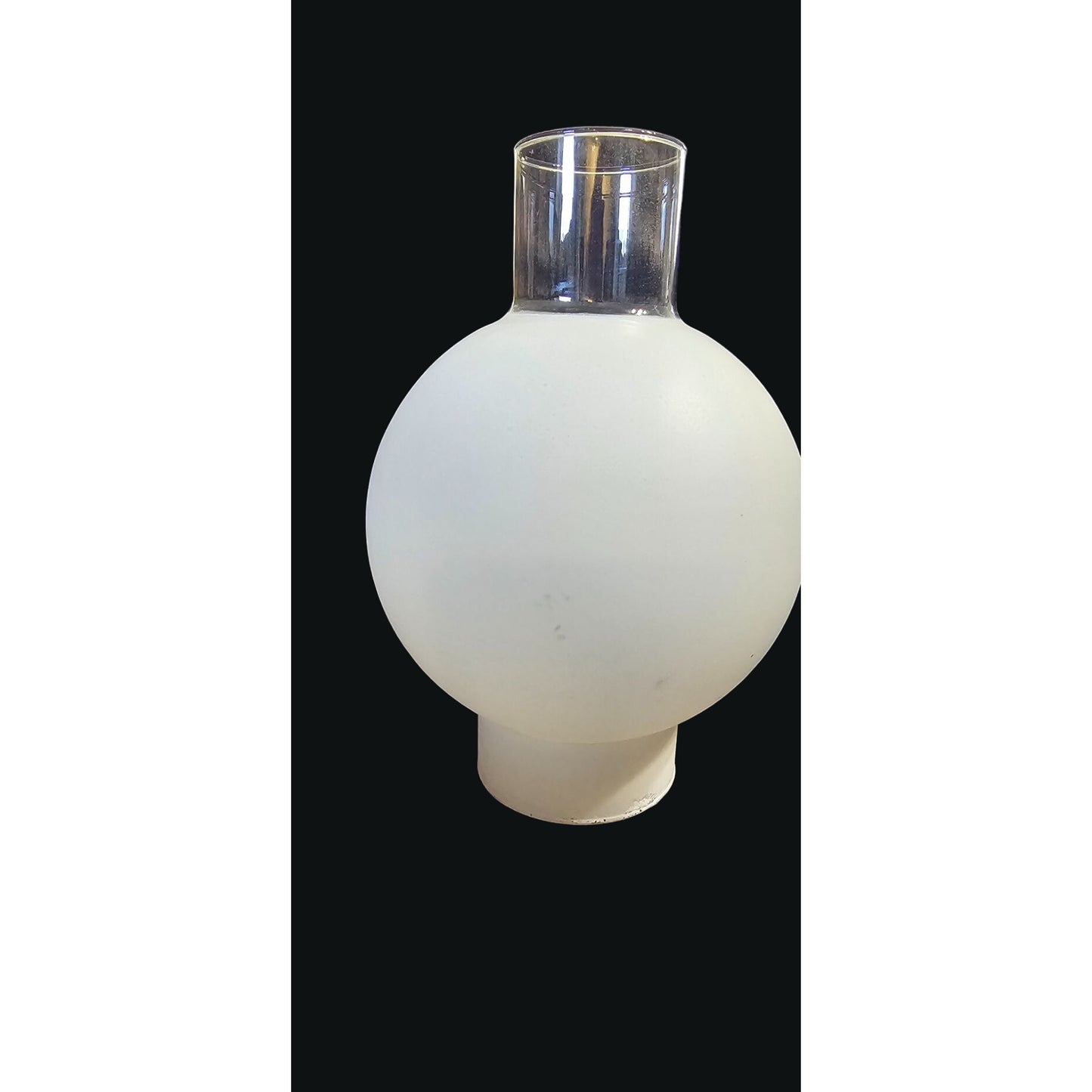 Frosted Glass Ball Lamp Globe Lantern Light Cover Clear Neck White
