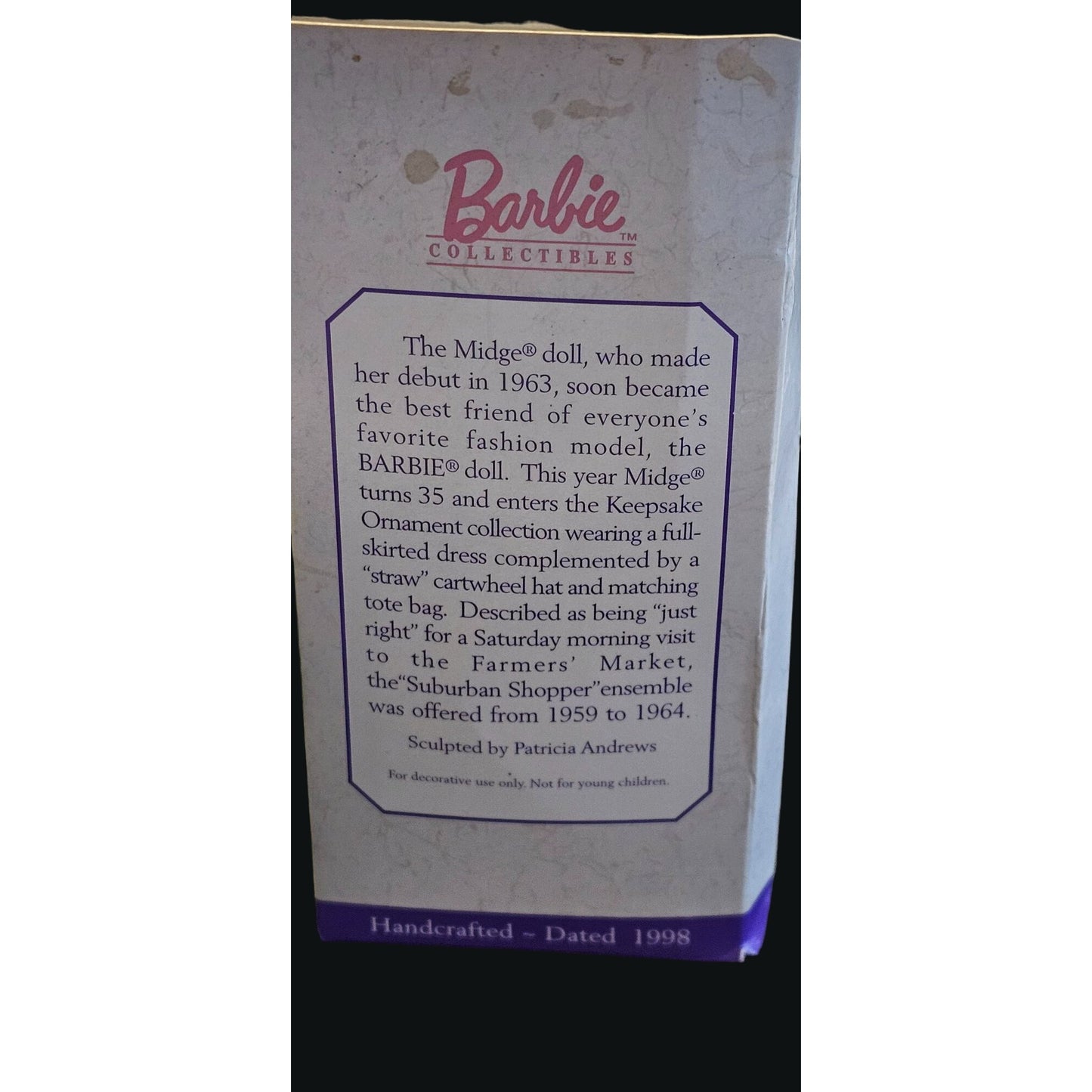 Hallmark Barbie Midge 1998