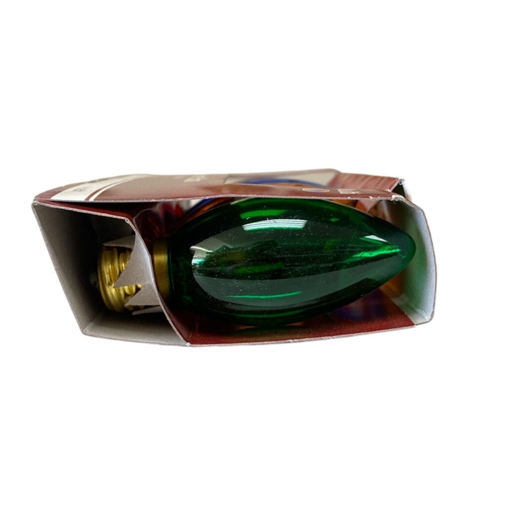 C9 Replacement Bulbs Transparent Multi-Color 4-Pack