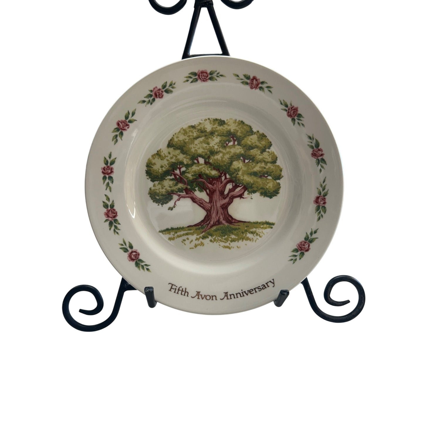 Fifth Avon Anniversary Commemorative Plate