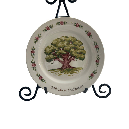 Fifth Avon Anniversary Commemorative Plate