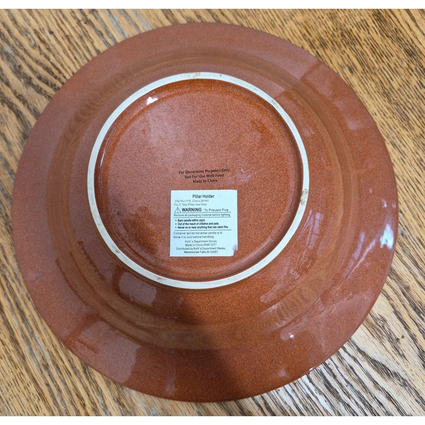 Terracotta Pillar Holder