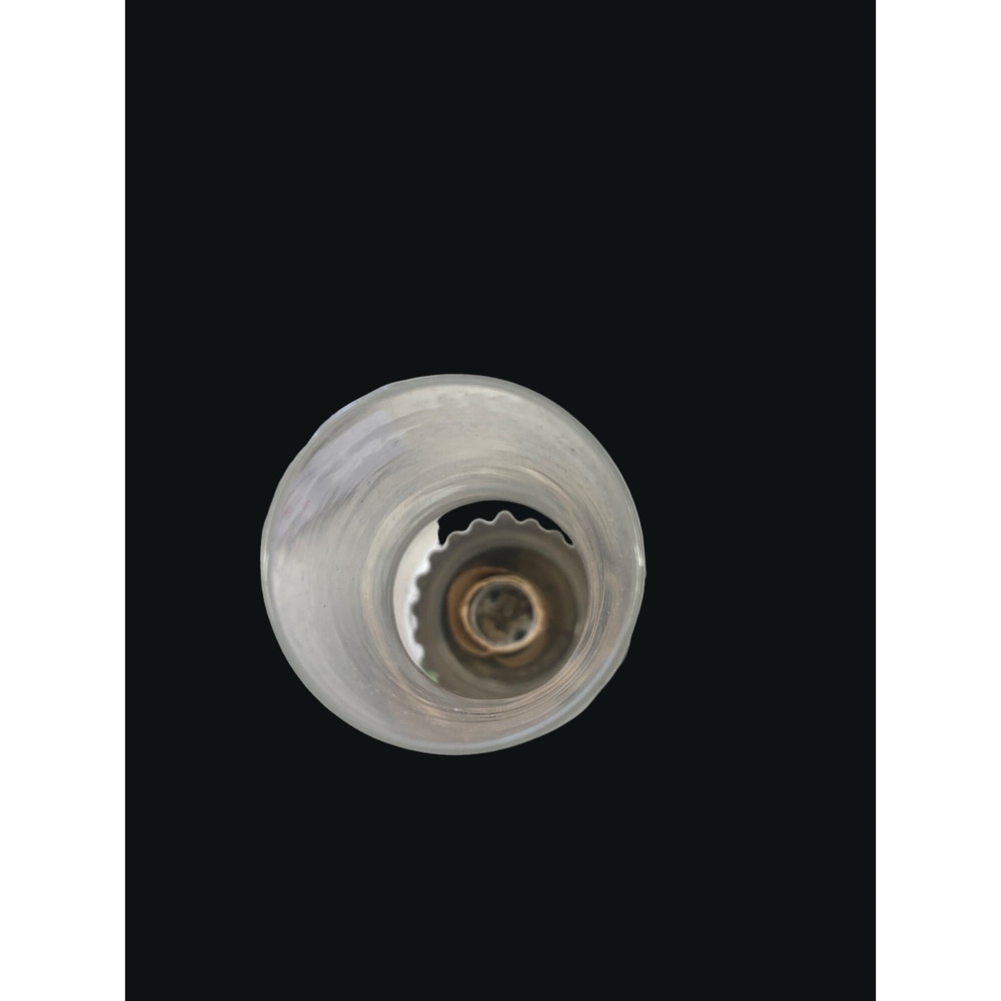 Vintage Milk Glass Table Lamp With Floral Design & Electric Wiring